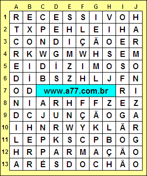 Caça Palavras Harmonizar, Redondilha, Résdochão, Recessivo