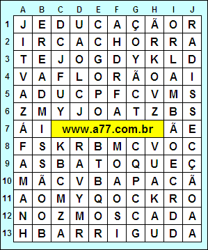 Caça Palavras Nozmoscada, Readmissão, Azáfama, Batoque