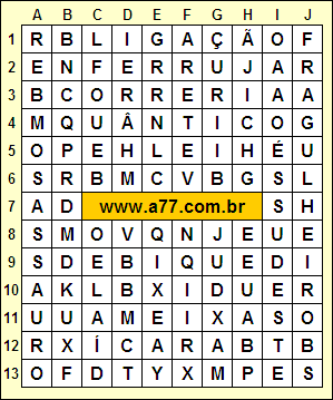 Caça Palavras Enferrujar, Mosassauro, Ligação, Debique