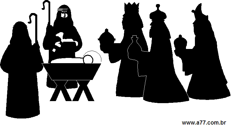 Clipart Nascimento de Jesus