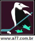 Pinguim em Negativo