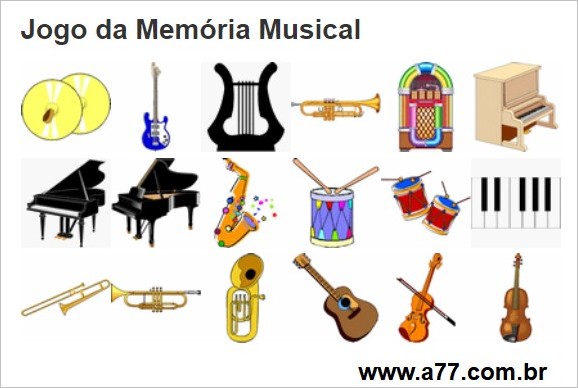 Jogo da Memória Musical