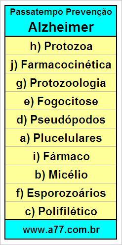 Palavras Cruzadas Para Idosos Tema Ciências