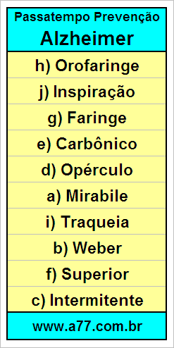 Palavras Cruzadas Para Idosos Tema Ciências