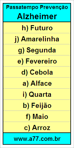 Palavras Cruzadas Para Idosos Tema Conhecimentos Gerais