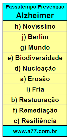 Palavras Cruzadas Para Idosos Tema Geografia