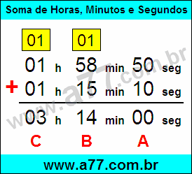 Explicação de Como Somar Minutos e Segundos