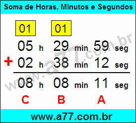 Tutorial Soma de Minutos