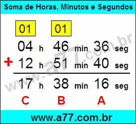 Tutorial Soma de Tempo