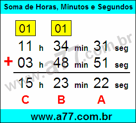 Explicação de Como Somar Minutos e Segundos