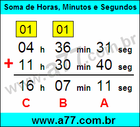 Aprender Somar Horas