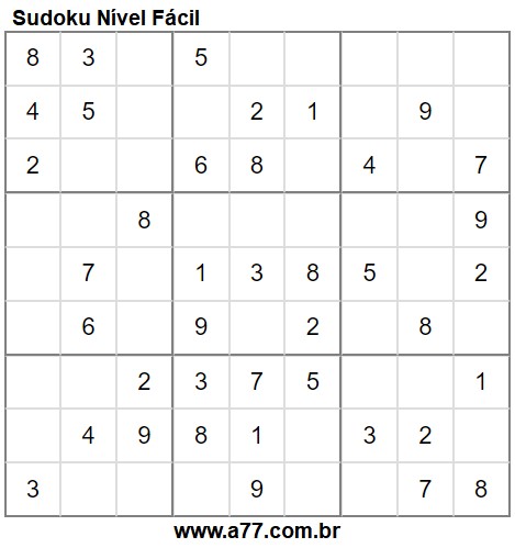 Sudoku Para Imprimir