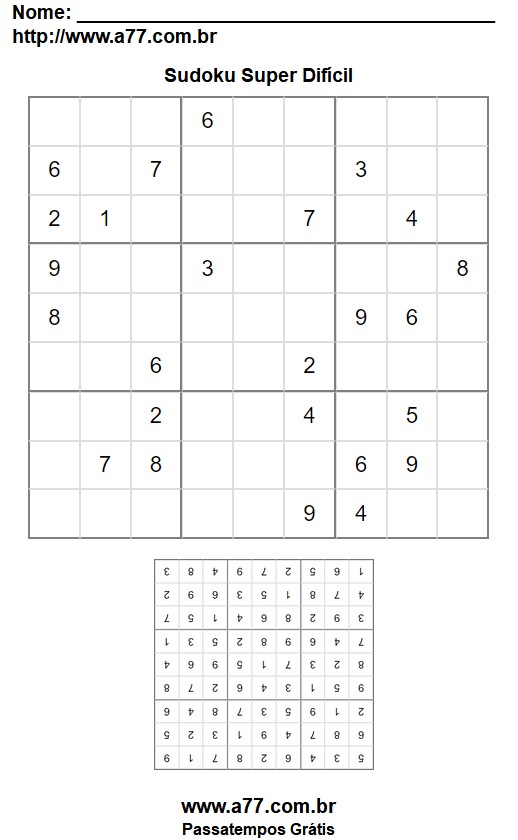 Sudoku Super Difícil Nº 103