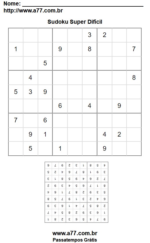 Sudoku Super Difícil Nº 112