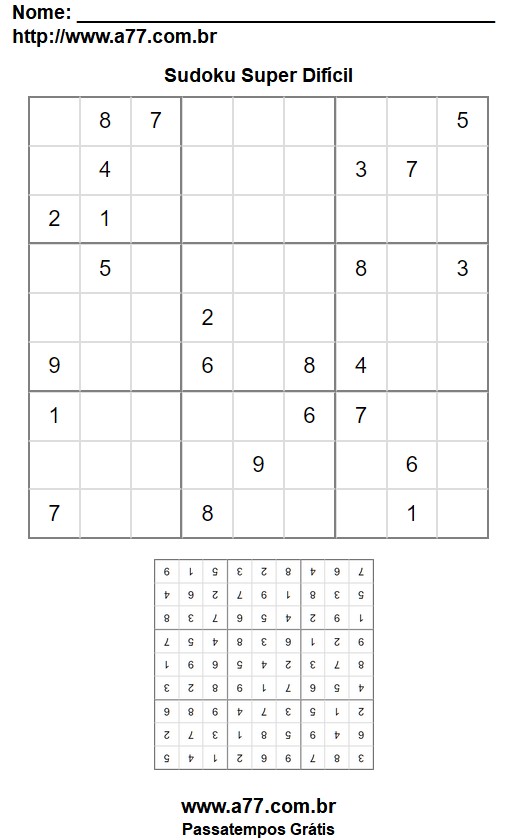 Sudoku Super Difícil Nº 114