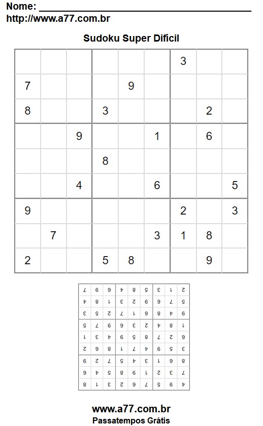 Sudoku Super Difícil Nº 2