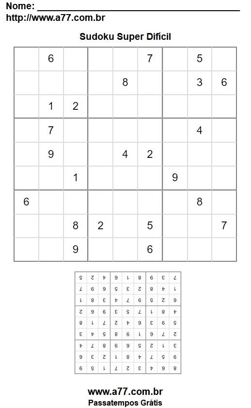 Sudoku Super Difícil Nº 24