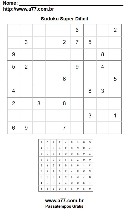 Sudoku Super Difícil Nº 34