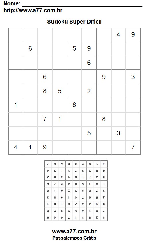 Sudoku Super Difícil Nº 44