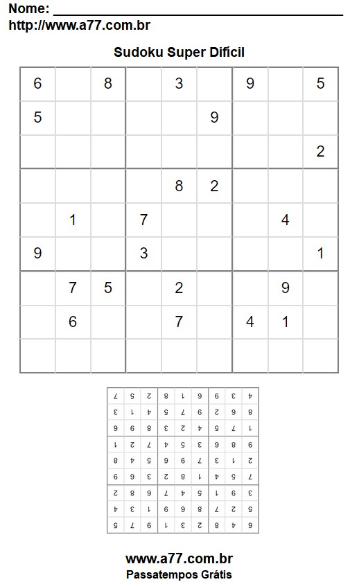 Sudoku Super Difícil Nº 53