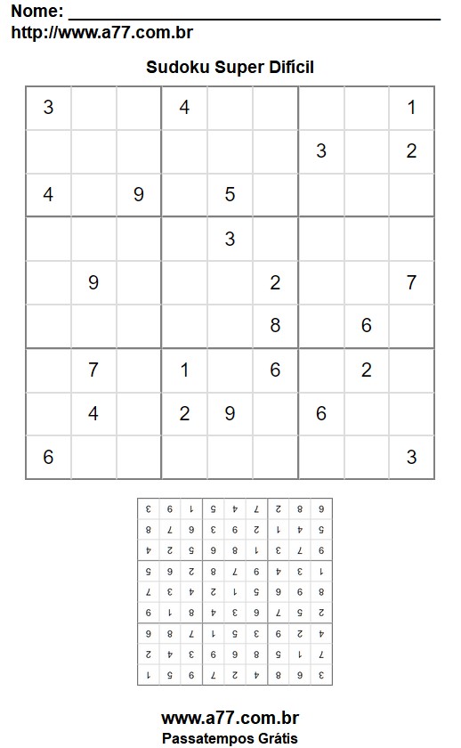 Sudoku Super Difícil Nº 83