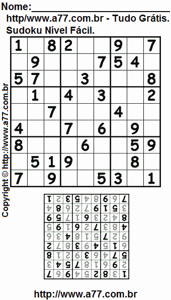 Sudoku difícil online