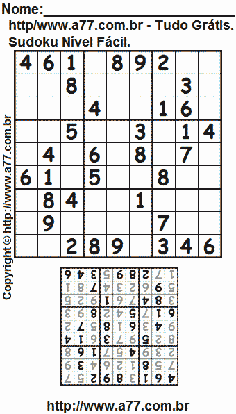 Sudoku Para Imprimir