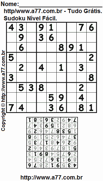 68534_460517730701944_43077205_n%5B2%5D]  Sudoku para imprimir, Tudo gratis,  Sudoku