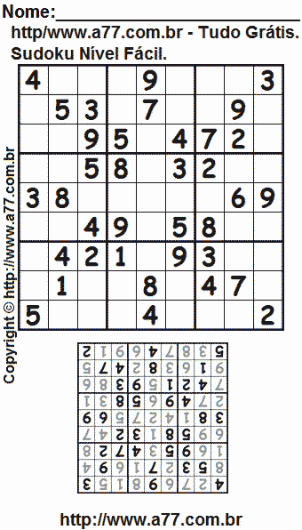 Sudoku Para Imprimir