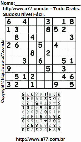 68534_460517730701944_43077205_n%5B2%5D]  Sudoku para imprimir, Tudo gratis,  Sudoku