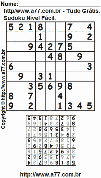 Sudoku Para Imprimir