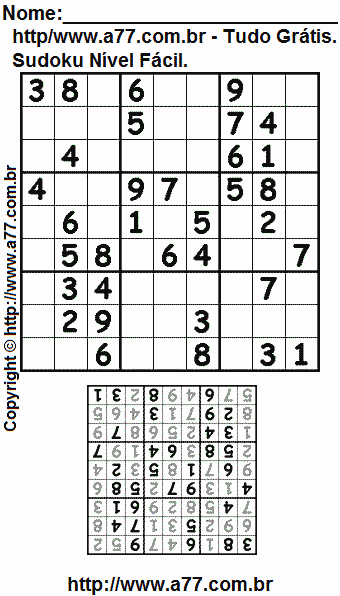 Sudoku Para Imprimir 31