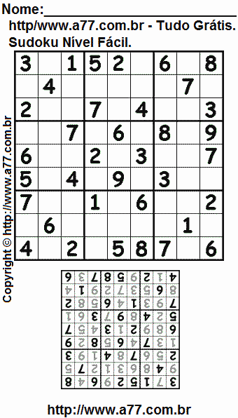 Sudoku Para Imprimir