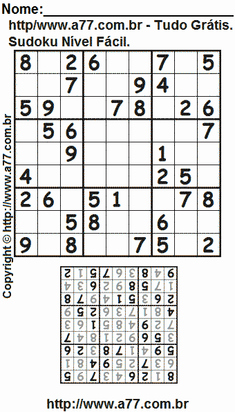 Sudoku Para Imprimir