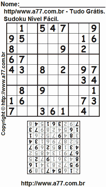 Sudoku Para Imprimir