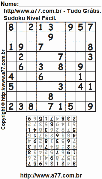 _Pasatiempos_ on X: Sudoku para imprimir nº 36